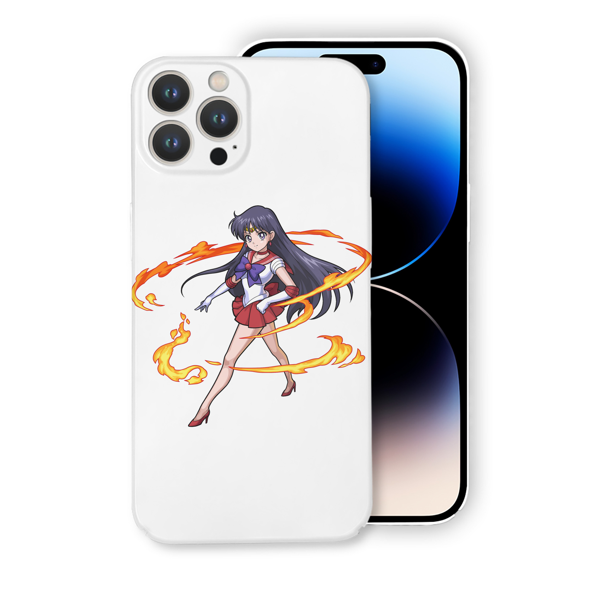 （画像用） 美少女戦士セーラームーン 火野レイ ひの レイ Sailor Moon Hino Rei （セーラーマーズ,Sailor Mars） 【iPhone 14シリーズ対応】ハードケース